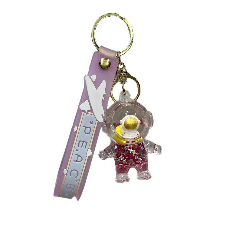 Wholesale Cute Cartoon Astronaut Spaceman Couple Keychain